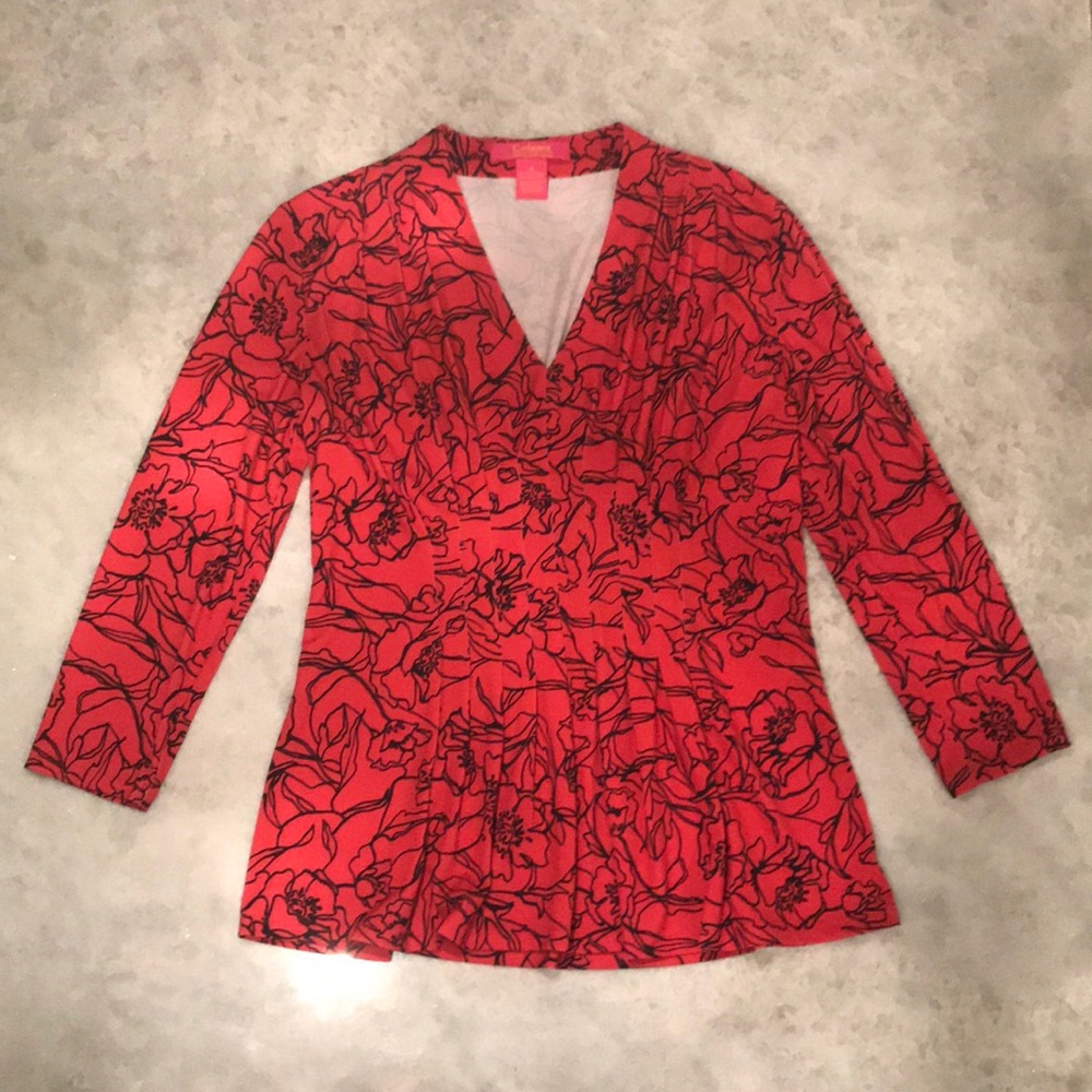 Catherine Catherine Malandrino Inverted Pleat Top